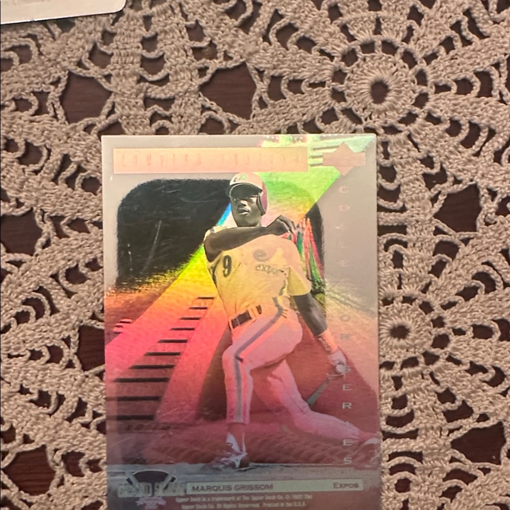 Holographic Baseball Trading Card